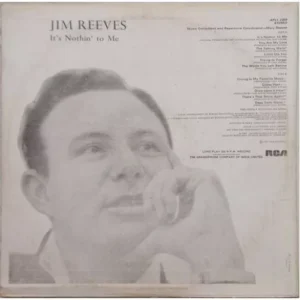 Jim Reeves - It's Nothin To Me - APL1 - 2309 - (85-90%) - English LP Vinyl