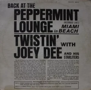 Joey Dee & His Starliters - Back At The Peppermint Lounge/Twistin - R 25173 - (85-90%) - English LP Vinyl