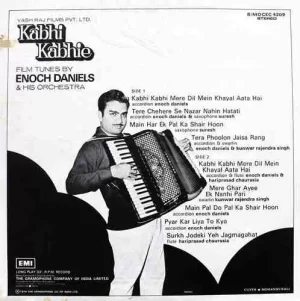 Enoch Daniels & His Orchestra – Kabhi Kabhie Film Tunes - S/MOCEC 4209