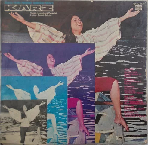 Karz - PEASD 2034 - (Condition 75-80%) - Cover Book Fold - Bollywood Rare LP Vinyl Record Karz - PEASD 2034 - (Condition 75-80%) - Cover Book Fold - Bollywood Rare LP Vinyl Record