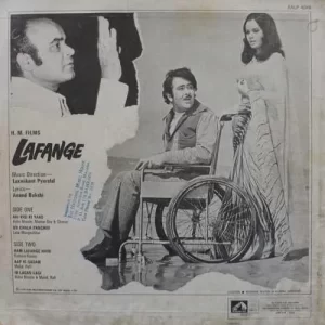 Lafange - EALP 4046 - (80-85%) - HMV Colour Label - Bollywood Rare LP Vinyl