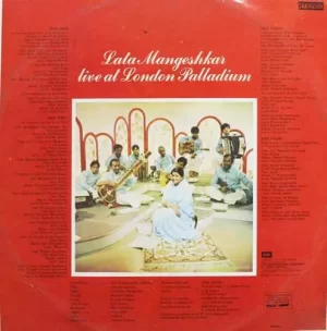 Lata Mangeshkar Live At London Palladium - ECSD 5687/88
