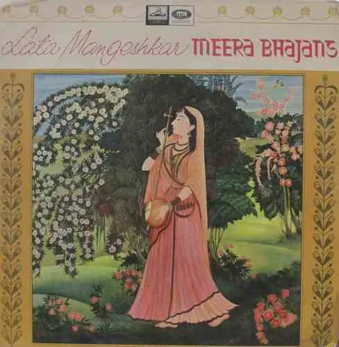 Lata Mangeshkar – Meera Bhajans - ECSD 2371 - (Condition 90-95%) - Devotional LP Vinyl Record