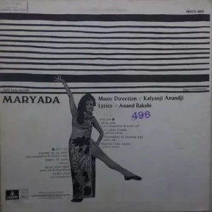 Maryada - MOCE 4055 - (75-80%) - Odeon First Pressing - Bollywood Rare LP Vinyl Record