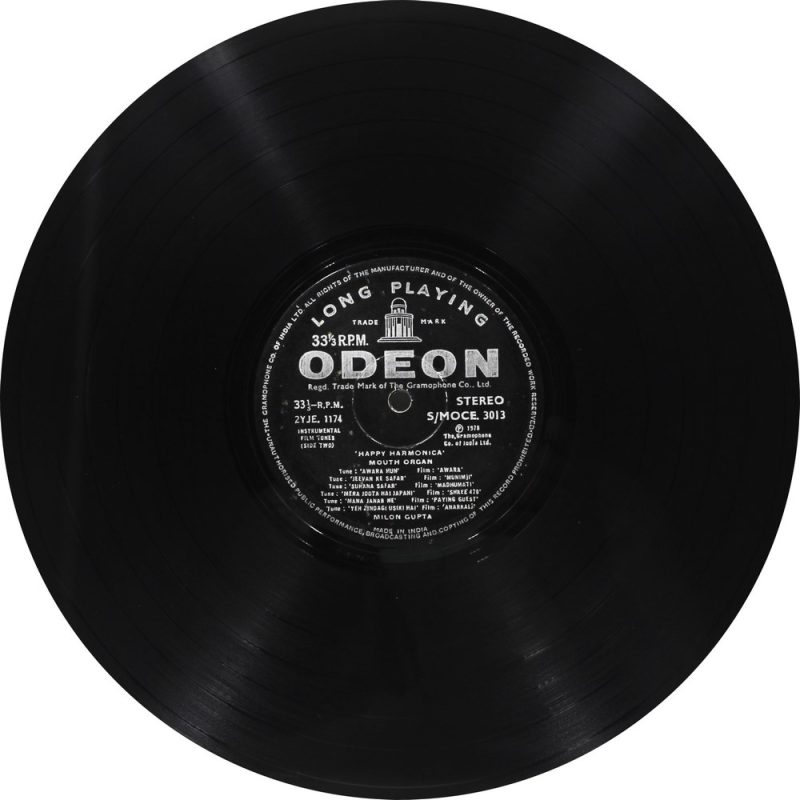 Milon Gupta Happy Harmonica- S/MOCE 3013 -Instrumental LP Vinyl Record-2