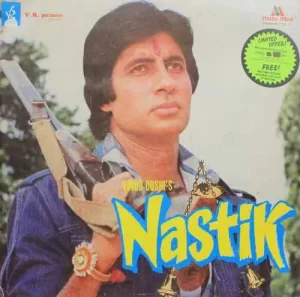 Nastik - 2392 375 – (Condition – 85-90%) – Cover Book Fold - Bollywood LP Vinyl Record