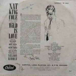 Nat King Cole - Wild Is Love - W 1392 - (80-85%) - English LP Vinyl