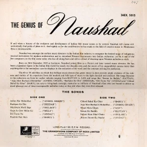 Naushad - The Genius Of - 3AEX 5015