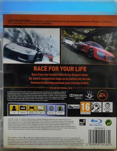 Jogo Need for Speed The Run Limited Edition - PS3 - Sebo dos Games