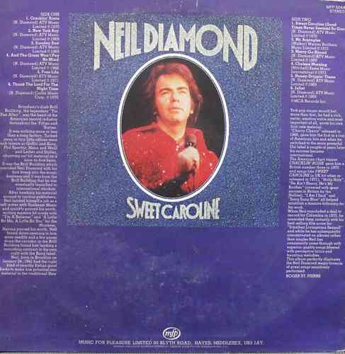 Neil Diamond ‎ Sweet Caroline Mfp 50449 Lp Record New Gramophone House 