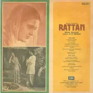 Rattan - ECLP 5511 - (Condition 85-90%) - Cover Reprinted - Bollywood Vinyl LP Record