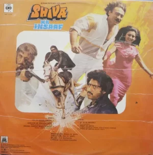 Shiva Ka Insaaf - IND 1078 - (90-95%) - CBF - Bollywood Rare LP Vinyl Record
