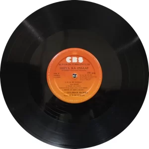 Shiva Ka Insaaf - IND 1078 - (90-95%) - CBF - Bollywood Rare LP Vinyl Record