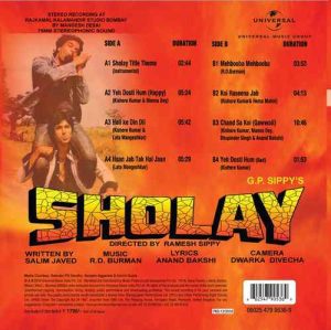 Sholay - 006025 479 0536-9