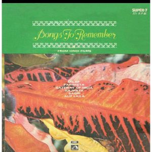 Songs To Remember - 7LPE 8015 - (75-80%) - CR - Film Hits Super 7