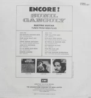 Sunil Ganguly – Encore! Electric Guitar - S/MOCE 3011
