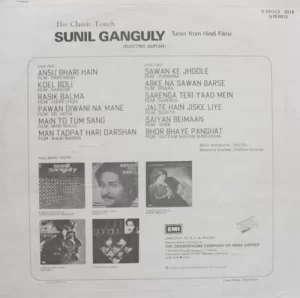 Sunil Ganguly - The Classic Touch - Electric Guitar - S/MOCE 3016