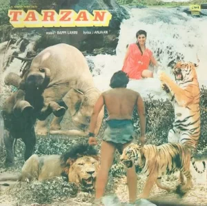 Tarzan - PSLP 1101 - (85-90%) - CR - Bollywood LP Vinyl Record