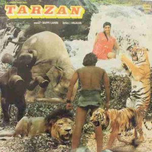 Tarzan - PSLP 1101 - (85-90%) - Bollywood LP Vinyl Record