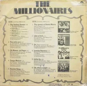 The Millionaires - 2311 111 - (80-85%) - English LP Vinyl