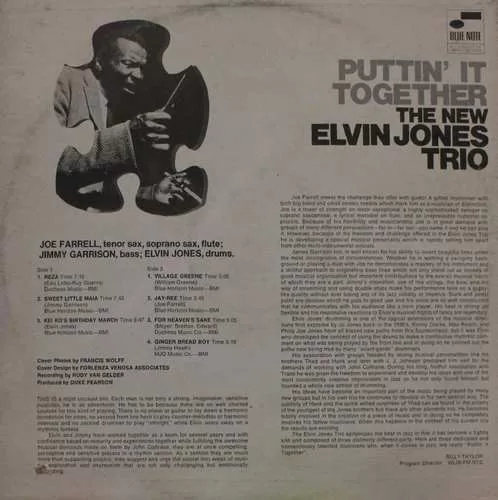 The New Elvin Jones Trio With Joe Farrell And Jimmy Garrison