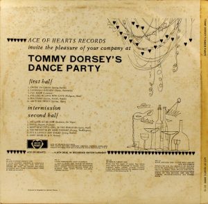 Tommy Dorsey – Dance Party - AH 15 - English LP Vinyl Record - 1