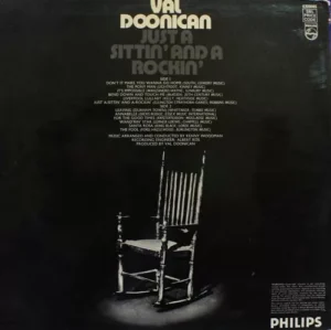 Val Doonican - Just a Sittin' And a Rockin' - 6308 085 - (85-90%) - English LP Vinyl