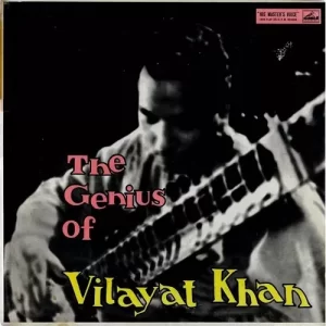 Vilayat Khan – The Genius Of Vilayat Khan - EALP 1266 - (Condition 85-90%) - HMV Red Label - Indian Classical Instrumental LP Vinyl Record