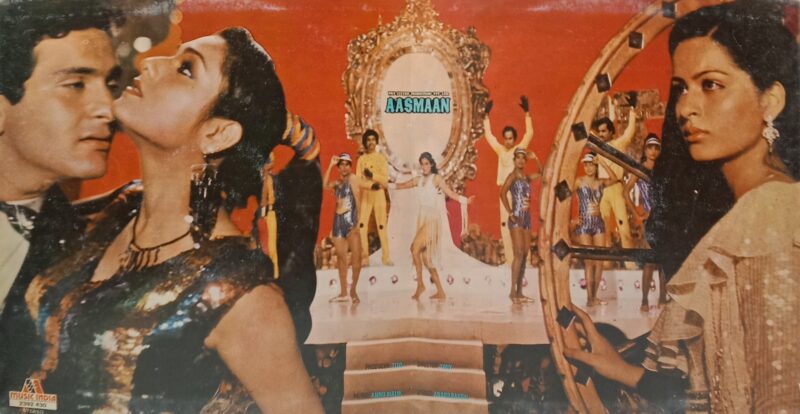 Aasmaan - 2392 430 - (Condition 80-85%) - Cover Book Fold - Bollywood LP Viny Record