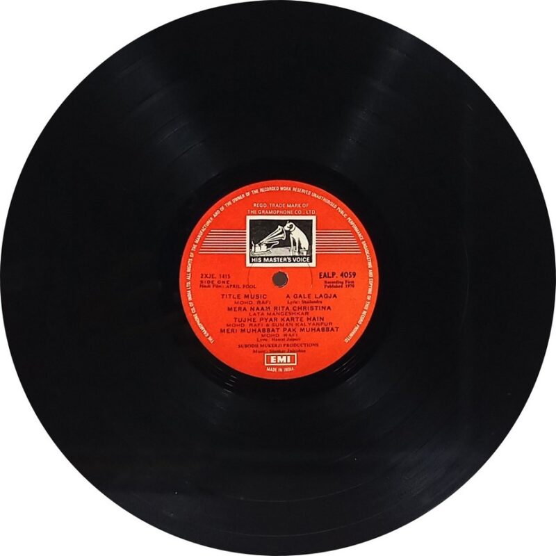 April Fool - EALP 4059 - (85-90%) - Bollywood LP Vinyl