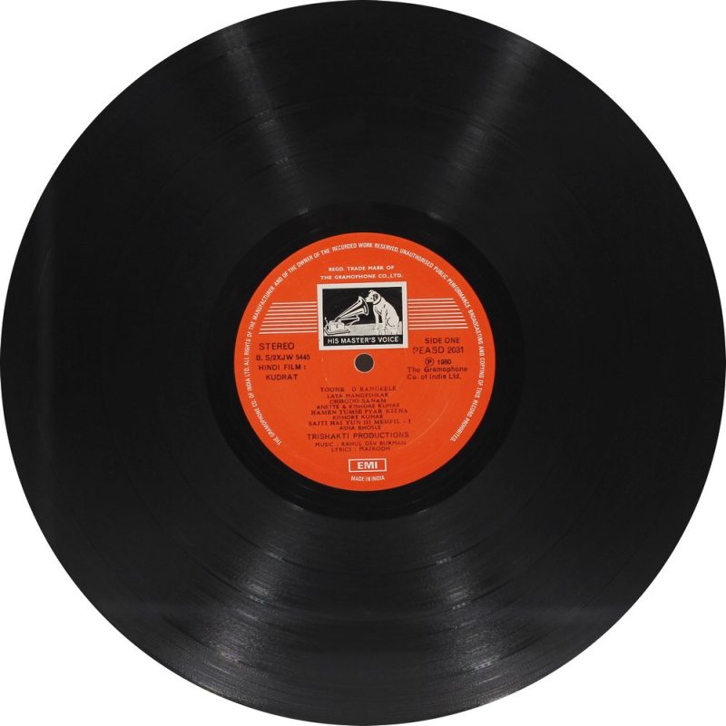 Kudrat - PEASD 2031 - (90-95%) - CBF CR Bollywood LP Vinyl Record-4