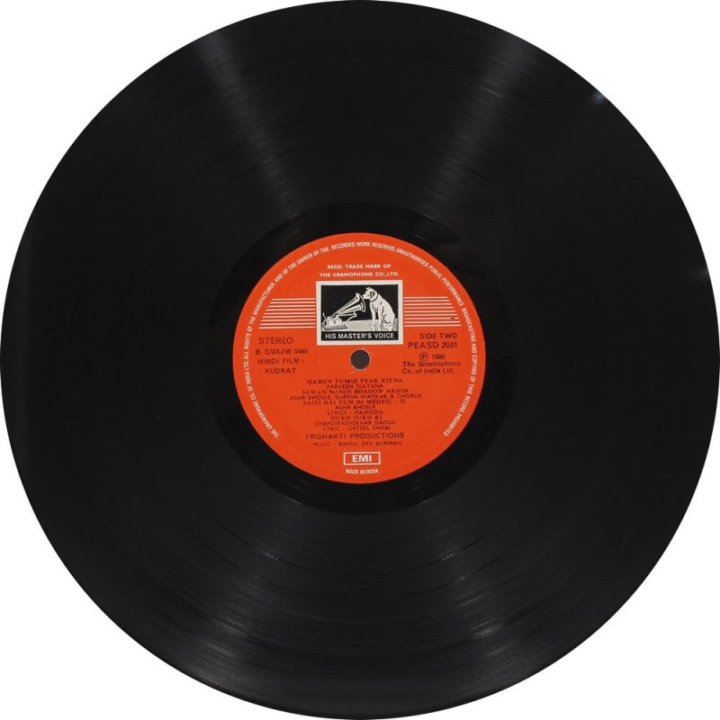 Kudrat - PEASD 2031 - (90-95%) - CBF CR Bollywood LP Vinyl Record-3