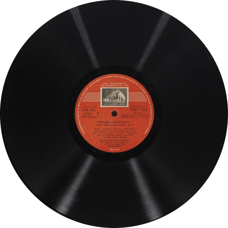 Amir Khan - PMLP 3059 (90-95%) -Indian Classical Vocal LP Vinyl Record-3