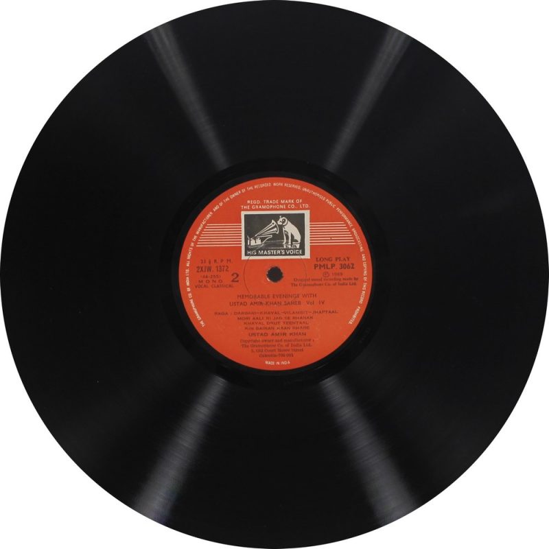 Amir Khan - PMLP 3059 (90-95%) -Indian Classical Vocal LP Vinyl Record-11