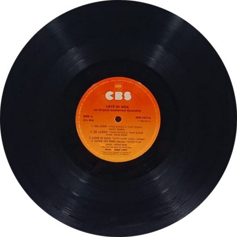 Love In Goa - IND 1011 - (80-85%) - Bollywood LP Vinyl Record