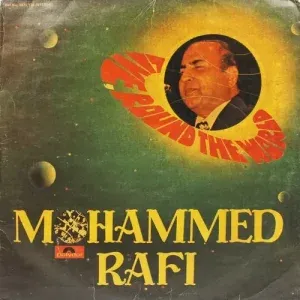 Mohd. Rafi - Live Round The World - 2675 176 - (Condition - 85-90%) - 2LP Set - Film Hits LP Vinyl Record