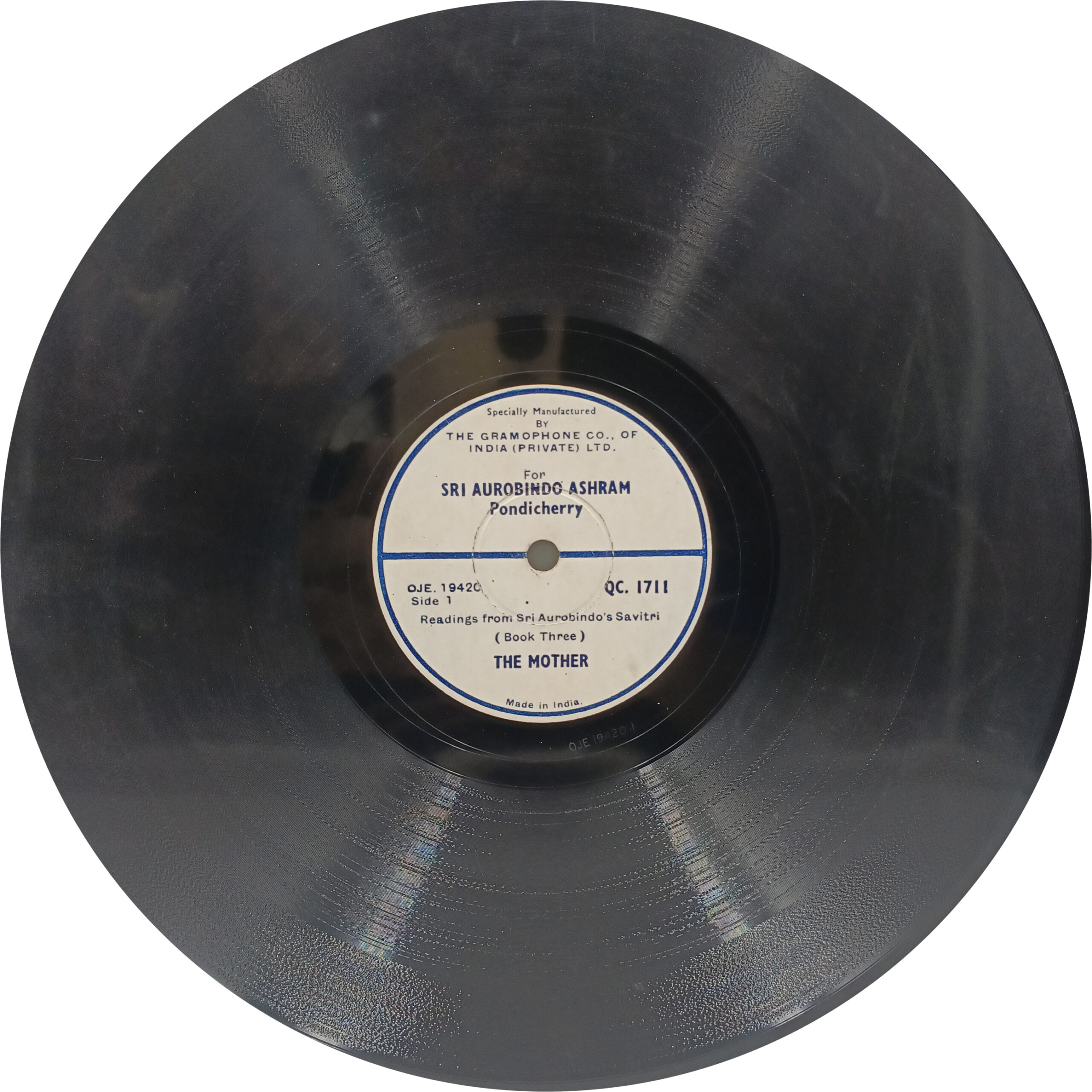 The Mother - QC. 1711 - 78RPM Private Song The Mother - QC. 1711 - 78RPM Private Song