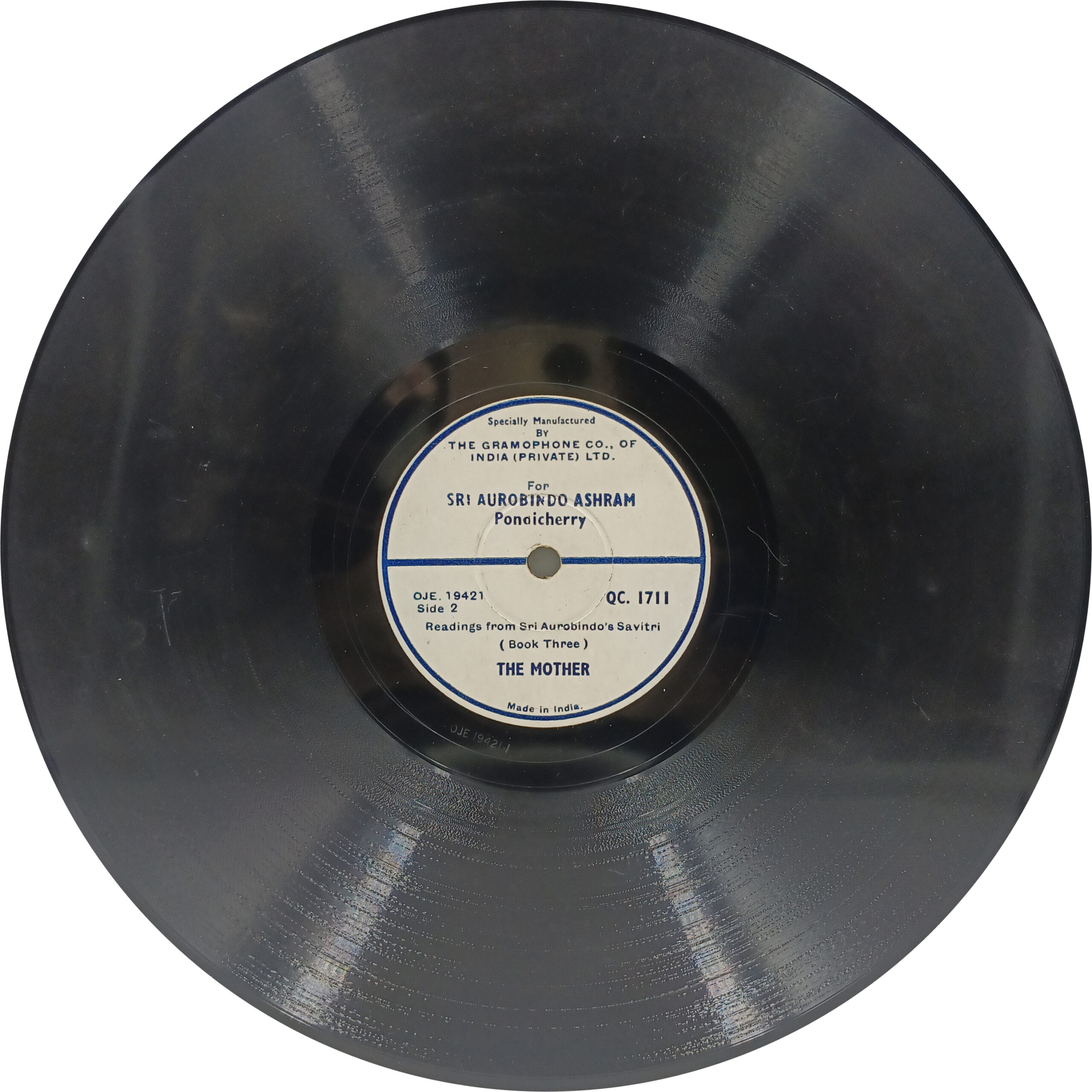 The Mother - QC. 1711 - 78RPM Private Song The Mother - QC. 1711 - 78RPM Private Song