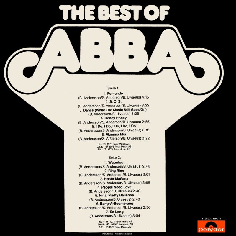Abba - (The Best Of Abba) - 2459 318 - Cover Reprinted - LP Record-1
