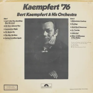 Bert Kaempfert & His Orchestra - Kaempfert '76 - 2310 456 - (90-95%) - English LP Vinyl