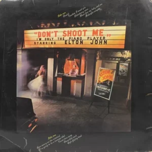 Elton John - Don't Shoot Me - DJLPH 427 - (80-85%) - CBF - English LP Vinyl