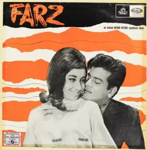 Farz - 3AECX 5164 - Angel First Pressing - Bollywood Rare LP Vinyl Record