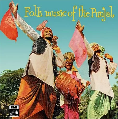 Folk Music of The Punjab - ECLP 2255 - Punjabi Folk LP Vinyl Record
