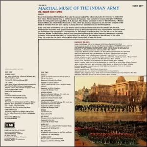Martial Music Of The Indian Army - Vol. II - ECSD 2577