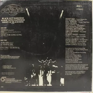 Osibisa - (Black Magic Night: Live at the Royal Festival Hall) - BRSP 3 - (85-90%) - English LP Vinyl