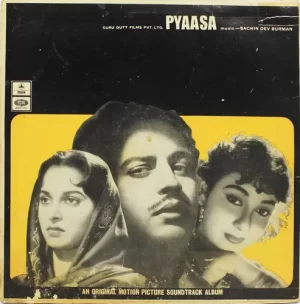 Pyaasa - MOCE 4010 - (Condition 85-90%) - Odeon First Pressing – Bollywood Rare LP Vinyl Record