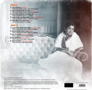 Lata Mangeshkar Greatest – 8907011113312 – New Release Hindi LP Vinyl