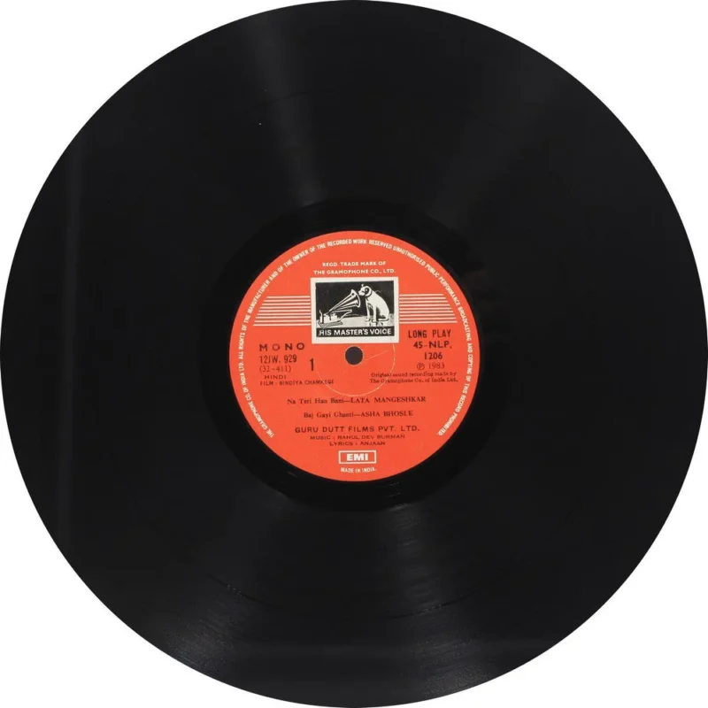 Bindiya Chamkegi - 45NLP 1206 - (85-90%) - CR - Bollywood LP Vinyl