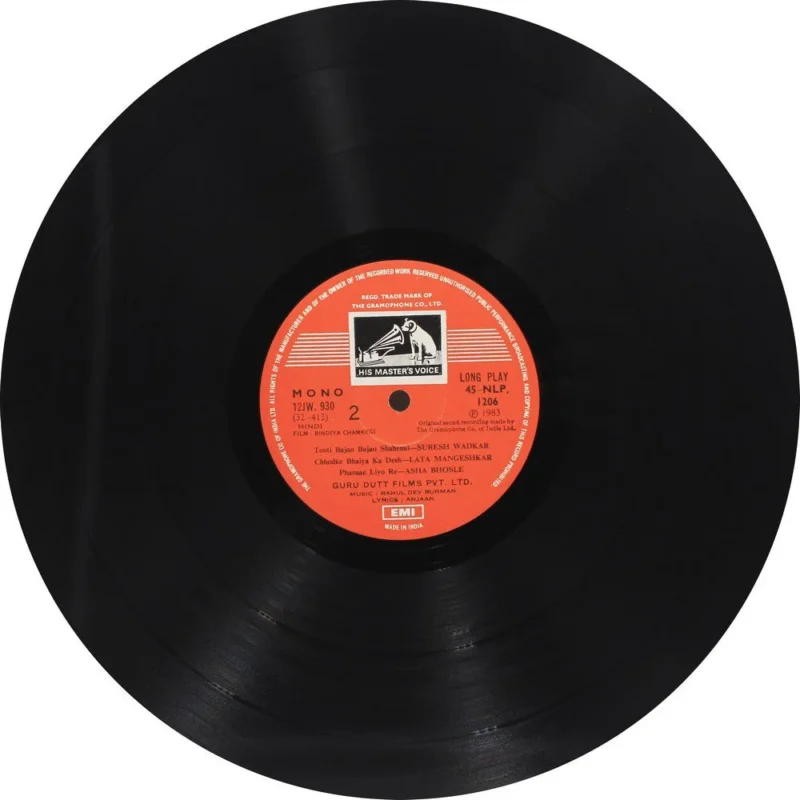 Bindiya Chamkegi - 45NLP 1206 - (85-90%) - CR - Bollywood LP Vinyl