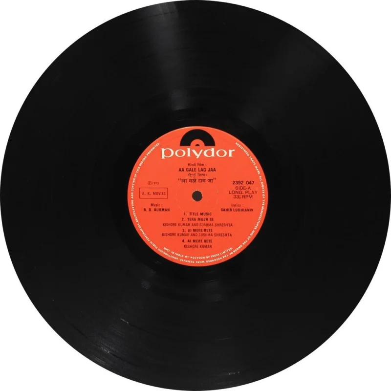 Aa Gale Lag Jaa ‎– 2392 047 - (Condition 90-95%) - Cover Book Fold - Cover Reprinted - LP Record